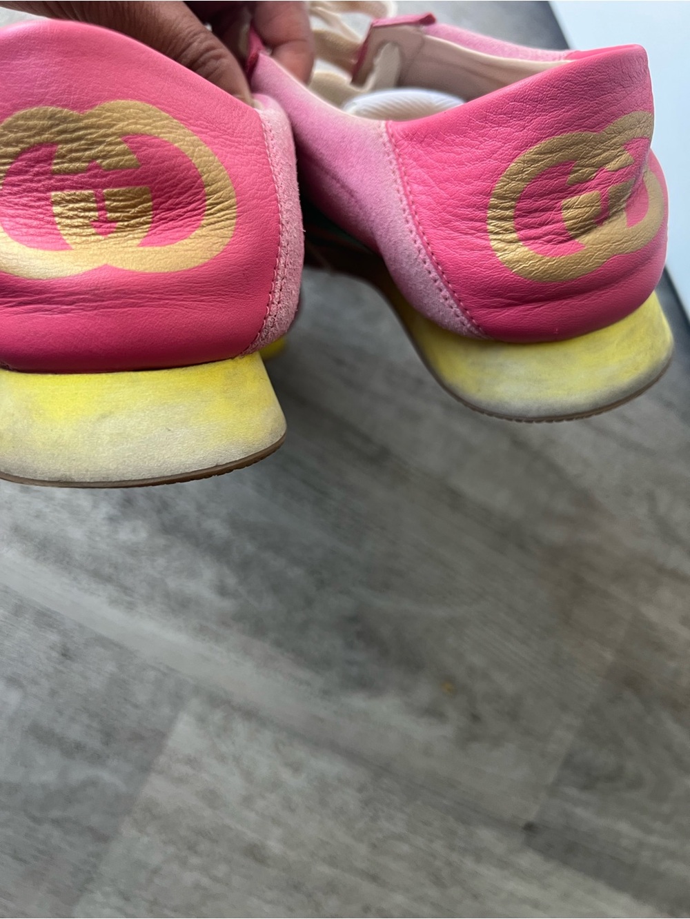 Gucci Web Accent Suede Sneakers - Picture 11 of 13